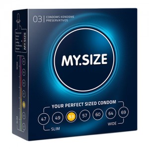 MY SIZE NATURAL LATEX CONDOM 53mm