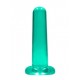 REAL ROCK CRYSTAL CLEAR DILDO 5'' RECTO