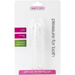 SHOTS TOYS EXTENSI&Oacute;N DE PENE  CON RUGOSIDADES