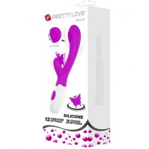 PRETTY LOVE MOTH LICKING