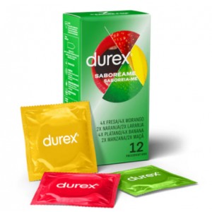 DUREX 12 Uds. PRESERVATIVOS SABOREAME