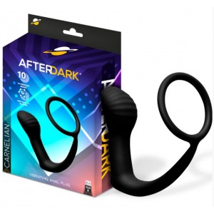AFTERDARK CARNELIAN VIBRATING ANAL PLUG