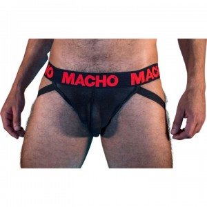 MACHO JOCK REJILLA NEGRO ROJO