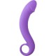  EASYTOYS CURVED DONG ANAL DILDO WITH GRIP RING