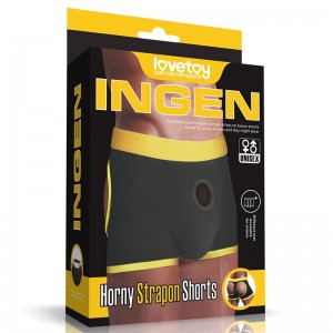 LOVE TOY INGEN HORNY STRAP ON SHORTS